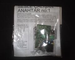El Çırpmalı Sesle Çalışan Anahtar Devresi Kendin Yap Hobi Devresi DIY Lehimleme Kiti Demonte(Montesiz)
