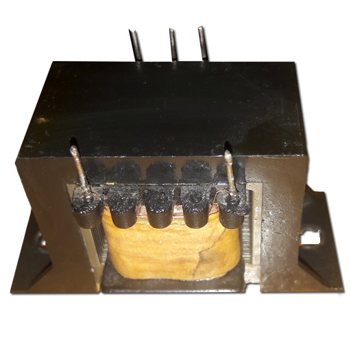 Açık Tip Sarım Trafo 2W 1x5V - 4cm x 4cm x 2cm