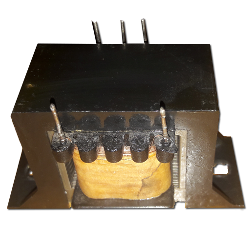 Açık Tip Sarım Trafo 2W 1x5V - 4cm x 4cm x 2cm