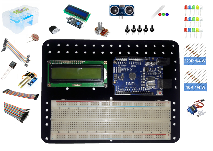 AS002 Arduino Temel Seviye Robotik Kodlama Başlangıç Seti