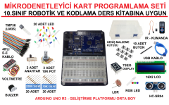 MKPS Mikrodenetleyici Kart Programlama Seti 10.Sınıf Bilişim Tek. Alanı 1.Dönem Robotik Kodlama Seti