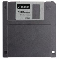 Imation 2HD 3.5 1.44 Mb Floppy IBM Disk Biçimlendirilmiş Disket