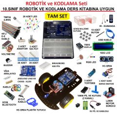 Robotik ve Kodlama Seti 10.Sınıf Bilişim Tek. Alanına Uygun Tam Set Robotik Kodlama Full Set