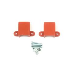 Mini N20 Metal Motor Tutucu Plastik Turuncu Renk Somunlu Vidalı (2 Adet)