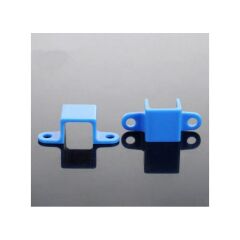 N20 Mikro Metal Motor Tutucu Plastik Mavi Renk M3 Vidalı (2 adet)