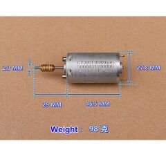 DC 12V Mini CY395 Yüksek Hızlı Torklu Model Araç Tekne Motoru