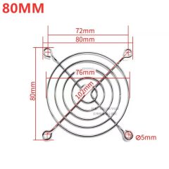 80x80mm Metal Fan Koruma Teli