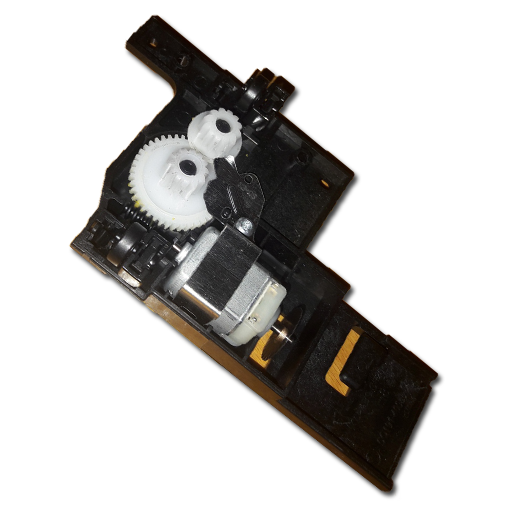 DC Motor Dişli Sistemi - 90º L Tipi - Açık