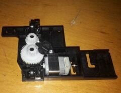 DC Motor Dişli Sistemi - 90º L Tipi - Açık