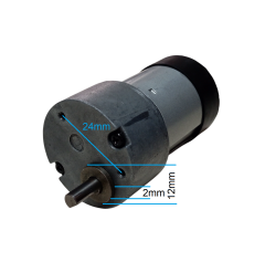 Johnson HC385MG DC 12V 90Rpm Redüktörlü Motor (Çap 35mm Uzunluk 76mm)
