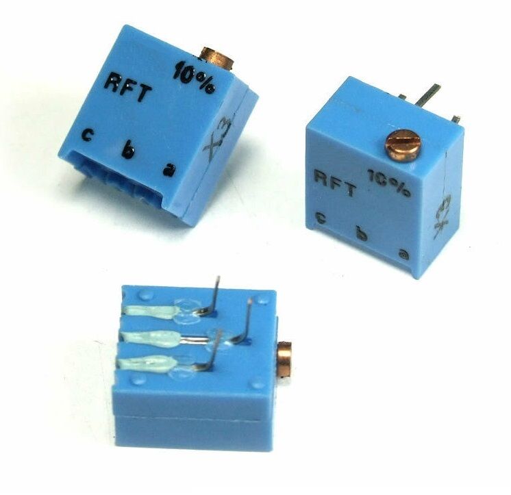 100 Ohm Yatık Trimpot 100R %10 RFT - 20 Adet