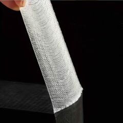 Çift Taraflı Örgülü Bant 20mm 20 Metre Fiber Takviyeli Dokuma Örgü Bez Destekli Silikon Yapıştırıcı Kalıntısız Soyulabilir Sabitleme Ahşap İşleme Şablonu Halı Kaydırmaz Montaj Bandı