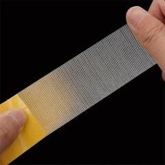 Çift Taraflı Örgülü Bant 30mm 20 Metre Fiber Takviyeli Dokuma Örgü Bez Destekli Silikon Yapıştırıcı Kalıntısız Soyulabilir Sabitleme Ahşap İşleme Şablonu Halı Kaydırmaz Montaj Bandı