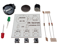 İlk Devrem Lehimleme Kiti Kendin Yap Hobi Devresi DIY Lehimleme Kiti Demonte(Montesiz)