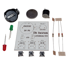 İlk Devrem Lehimleme Kiti Kendin Yap Hobi Devresi DIY Lehimleme Kiti Demonte(Montesiz)