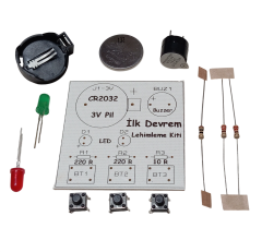 İlk Devrem Lehimleme Kiti Kendin Yap Hobi Devresi DIY Lehimleme Kiti Demonte(Montesiz)