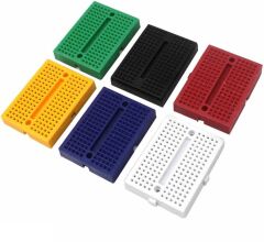 6 Adet Farklı Renkte Mini Breadboard Seti 47x35mm 170 Hücreli SYB-170 Pin Mini ve Pratik Prototipleme Platformu