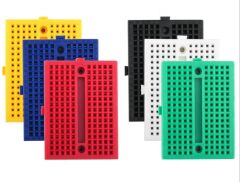6 Adet Farklı Renkte Mini Breadboard Seti 47x35mm 170 Hücreli SYB-170 Pin Mini ve Pratik Prototipleme Platformu