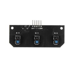 DC 5V 3 Kanal TCRT5000 Kızılötesi Çizgi İzleyen Sensör Kartı Çizgi Takip Sensör Modülü Mesafe Ayarlı Potlu 3'lü Çizgi İzleme Kartı 5 Pin