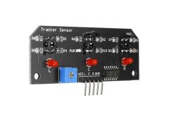 DC 5V 3 Kanal TCRT5000 Kızılötesi Çizgi İzleyen Sensör Kartı Çizgi Takip Sensör Modülü Mesafe Ayarlı Potlu 3'lü Çizgi İzleme Kartı 5 Pin