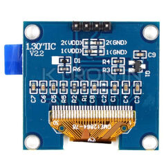 1.3'' 128x64 SSD1306 4 Pin I2C OLED Ekran Modülü Mavi Renk 1.3inç OLED LCD LED I2C IIC Display Modülü