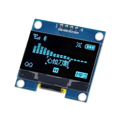 1.3'' 128x64 SSD1306 4 Pin I2C OLED Ekran Modülü Mavi Renk 1.3inç OLED LCD LED I2C IIC Display Modülü