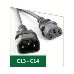 Dişi Erkek Power Güç Kablosu Monitör Ups Enerji Kablosu 10A 250V - 150cm