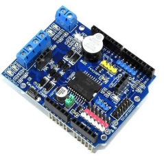 FunduMoto Arduino SMD L298P 2 Kanal DC Motor Sürücü Shield 2x2A L298 Çift Motor Sürücü Shield