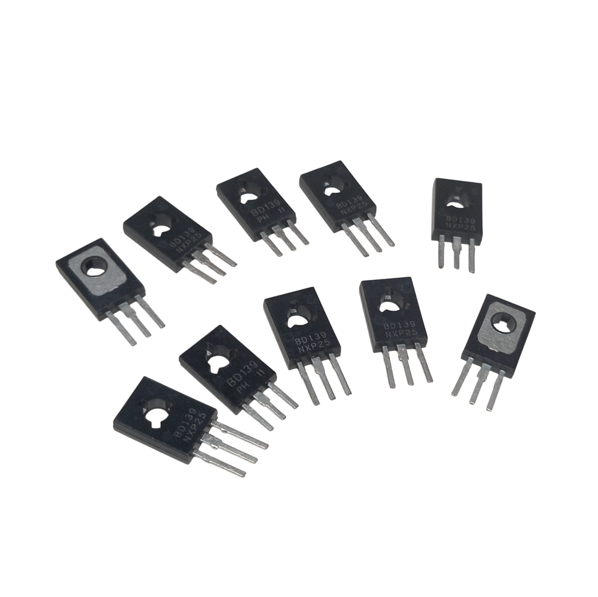 10 Adet BD139 Transistör Kısa Bacak 7mm 1.5A 80V NPN BJT TO126 Kılıf