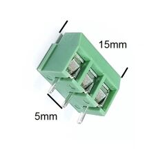 10 Adet 3 Pin 0 No 5.00mm Yeşil Klemens 250V 16A AWG 22-14 ZLCNN CY301-5.0