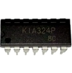 KIA324P 4C Bipolar Linear Integrated Circuit Quad Operational Amplifier Entegresi DIP14 (LM324)