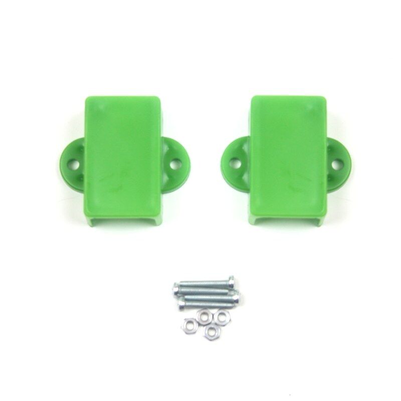 Mini N20 Metal Motor Tutucu Plastik Yeşil Renk Somunlu Vidalı (2 Adet)