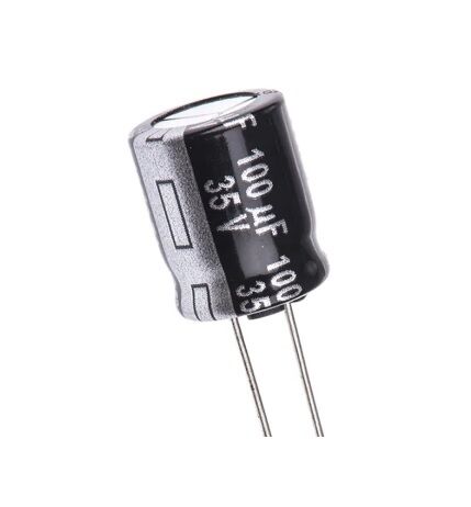 100uf 35v Kondansatör 12x10mm - 10 Adet