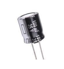 100uf 35v Kondansatör 12x10mm - 10 Adet