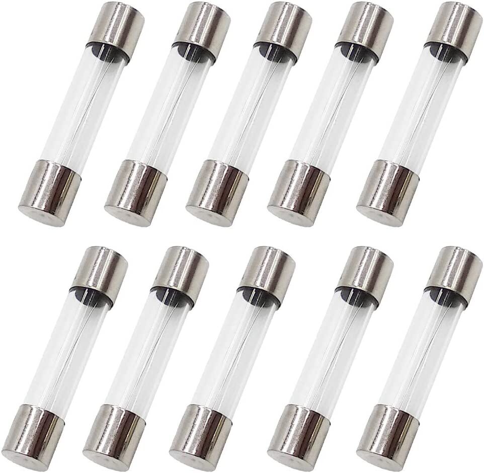 3A Büyük Cam Sigorta 6x30mm - 10 Adet