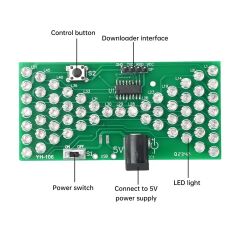 DC 5V Led Elektronik Kum Saati SMD Chip Kendin Yap Hobi Devresi DIY Lehimleme Kiti Demonte(Montesiz)
