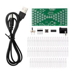 DC 5V Led Elektronik Kum Saati SMD Chip Kendin Yap Hobi Devresi DIY Lehimleme Kiti Demonte(Montesiz)