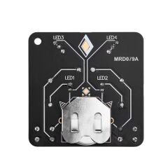 DC 3V Mavi Kırmızı Işık Ledli Robot Yüz Kendin Yap Hobi Devresi DIY Lehimleme Kiti Demonte(Montesiz)