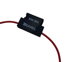 Sanel SSK003 Ara Bıçak Sigorta Yuvası Kapaksız Kablolu - 10 Adet