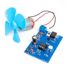 DC 5V NE555 DIP Fan DC Motor Hız Kontrol Kendin Yap Hobi Devresi DIY Lehimleme Kiti Demonte(Montesiz)