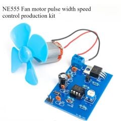 DC 5V NE555 DIP Fan DC Motor Hız Kontrol Kendin Yap Hobi Devresi DIY Lehimleme Kiti Demonte(Montesiz)