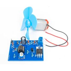 DC 5V NE555 DIP Fan DC Motor Hız Kontrol Kendin Yap Hobi Devresi DIY Lehimleme Kiti Demonte(Montesiz)