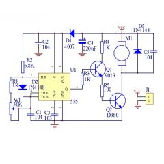 DC 5V NE555 DIP Fan DC Motor Hız Kontrol Kendin Yap Hobi Devresi DIY Lehimleme Kiti Demonte(Montesiz)