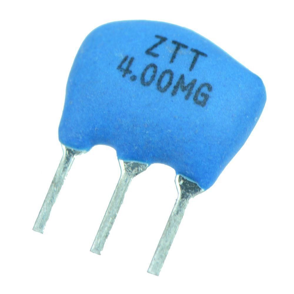 4MHz ZTT 3-Pin Seramik Rezonatör - 500 Adet