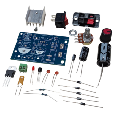 DC 1.25-30V 1A LM317 ile Ayarlanabilir Güç Kaynağı Kendin Yap Hobi Devresi DIY Lehimleme Kiti Demonte(Montesiz)