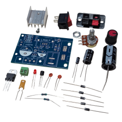 DC 1.25-30V 1A LM317 ile Ayarlanabilir Güç Kaynağı Kendin Yap Hobi Devresi DIY Lehimleme Kiti Demonte(Montesiz)