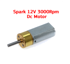 Spark 12V 3000Rpm Dc Motor - Çizgi İzleyen Robot Motoru
