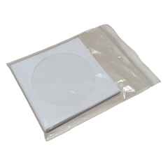 10 Adet 125x125mm Pencereli Cd Zarfı Beyaz 90gr DVD CD Kağıt Zarf CD DVD Koruma Kılıfı
