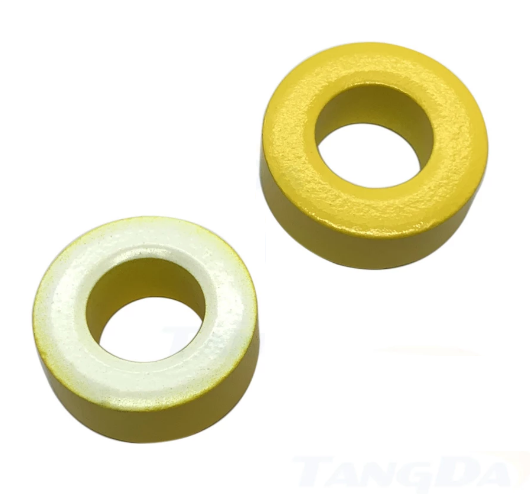 Ferrit Toroid Ring Demir Nüve Bobin 20x12x10mm Sarı Beyaz
