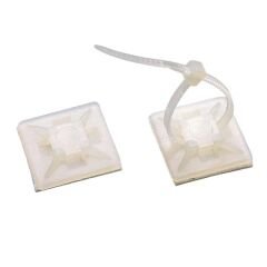 GWEST HW-3A 19×19 Mm Beyaz Yapışkanlı Kroşe -100 Adet